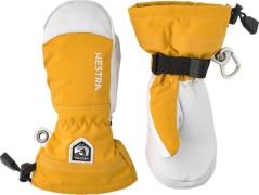 Hestra Juniors' Army Leather Heli Ski Mitt Yellow