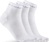 Craft Core Dry Mid Sock 3-pack White