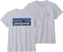 Patagonia Women's P-6 Logo Responsibili-Tee White