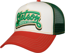 Stetson Lettering Trucker Cap Red/Offwhite/Green