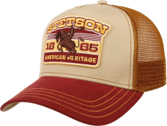 Stetson Heritage Rodeo Trucker Cap Wine