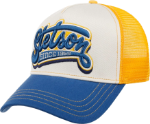 Stetson Lettering Trucker Cap Blue/White/Yellow