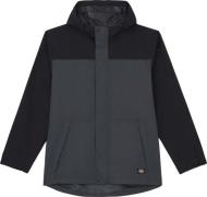 Dickies Men's Waterproof Rain Jacket Charcoal