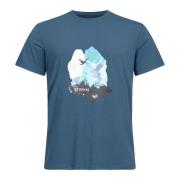 Urberg Men's Printed Tree Tee Midnight Navy/sky