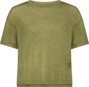 Mons Royale Women's Zephyr Merino Tencel™ Boxy T-Shirt Fern