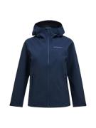 Peak Performance Women's Trail Hipe 2.5L Shell Jacket Blue Shadow