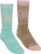 Kari Traa Women's Puffin Sock 2-pack Bright Turquoise