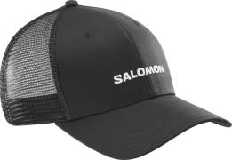 Salomon Logo Trucker Cap Deep Black