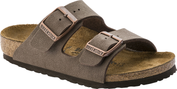 Birkenstock Kids' Arizona Birko-Flor Narrow Mocha Nubuck