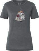 super.natural Women's Carski Tee Dark Shadow Melange/various