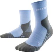 CEP Men's Hiking Light Merino Mid Cut Compression Socks Light Blue