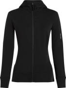 Icebreaker Women's Merino 260 Quantum Long Sleeve Zip Hoodie Black