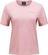 Peak Performance Women's Explore Logo Tee Warm Blush