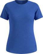 Odlo Women's T-Shirt Crew Neck S/S Essential 365 Dazzling Blue Melange