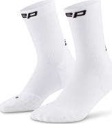 CEP Men's Run Socks Mid Cut 5.0 White