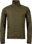 Halti Men's Streams Hybrid Knit Layer Jacket Dark Olive Green Melange