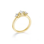 Mads Z Crown Trinity Ring 14 kt. Gull 0,56 ct. 1541756