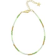 Nuni Copenhagen Kira Armbånd 18 kt. Gullforgylt sølv A3025-LightGreen