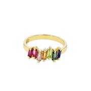 Suzanne Kalan Amalfi Rainbow Ring Gull PR452-YGRBW