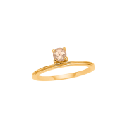 Carré Ring 18 kt. Gullforgylt sølv FR 4417 CHQ48