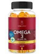 VitaYummy Omega 3 Algae Oil Lemon   60 stk.