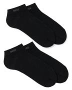 Boss Hugo Boss 2-pack Shoeliner Finest Soft Cotton Black Str 43-46   2...