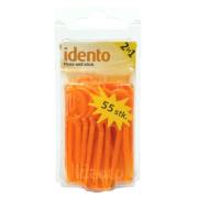 Idento Floss and Stick 2 in 1 Orange   55 stk.