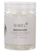 Sibel Claire Elastic Hair Bands 20mm - Transparent (U)   500 stk.