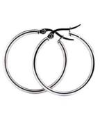 Everneed Mille - Silver Hoop Earrings Small