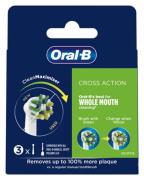 Oral B Cross Action Clean Maximiser   3 stk.