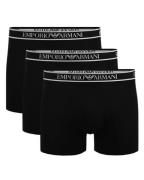 Armani 3 Pack Stretch Cotton Boxer Black L