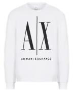 Armani Exchange Mann Sweatshirt Hvit L