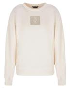 Armani Exchange Woman Logo Sweatshirt White Str. M