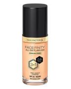 Max Factor Facefinity All Day Flawless 3In1 Foundation W44 Warm Ivory ...