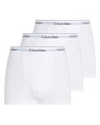 Calvin Klein Icon Cotton Stretch Relaxed Fit Trunks 3-Pack Hvid M