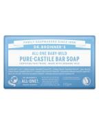 Dr. Bronner's Pure-Castile Bar Soap Baby-Mild (Unscented) 140 g
