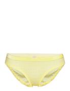 Tallie Soft Dot Bottom Truse Brief Truse Yellow Becksöndergaard