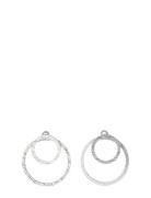 Zooey Accessories Jewellery Earrings Hoops Silver Pilgrim