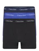 Trunk 3Pk Boksershorts Black Calvin Klein