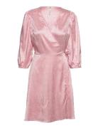 Objaileen 3/4 Sleev Dress A Ss Fair 22 C Kort Kjole Pink Object