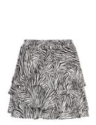 Zebra Flnce Skirt Kort Skjørt Multi/patterned Michael Kors