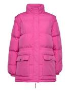 Emilia Puffer Jacket Fôret Jakke Pink Noella