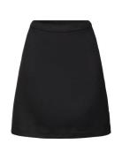 Wool Blend Mini Skirt Kort Skjørt Black Esprit Collection