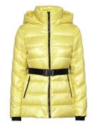Essential Belted Jacket Fôret Jakke Yellow Calvin Klein