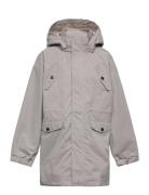 Nmmdylan Long Jacket 1Fo Lil Parkas Jakke Grey Lil'Atelier