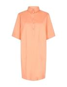 Carlee 3/4 Shirt Dress Kort Kjole Orange MOS MOSH