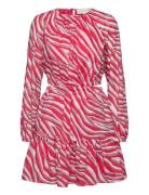 Ls Cut Out Mini Dress Kort Kjole Pink Michael Kors