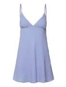 Mini Dress Kort Kjole Blue Gina Tricot