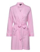 Lrl Kimono Wrap Robe Morgenkåpe Pink Lauren Ralph Lauren Homewear