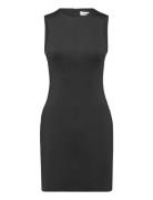 Technical Knit Mini Tank Dress Kort Kjole Black Calvin Klein